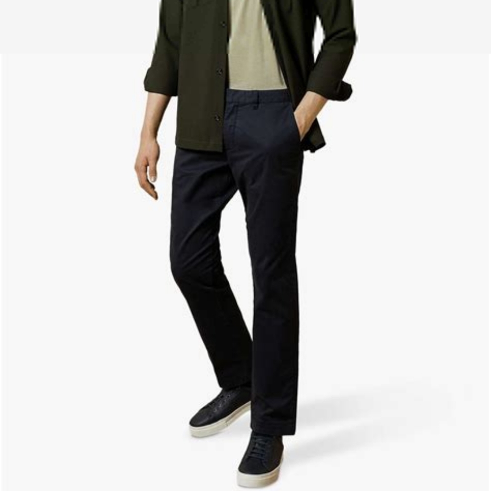 Ted Baker Goblinn Regular Fit Chino Navy Pants